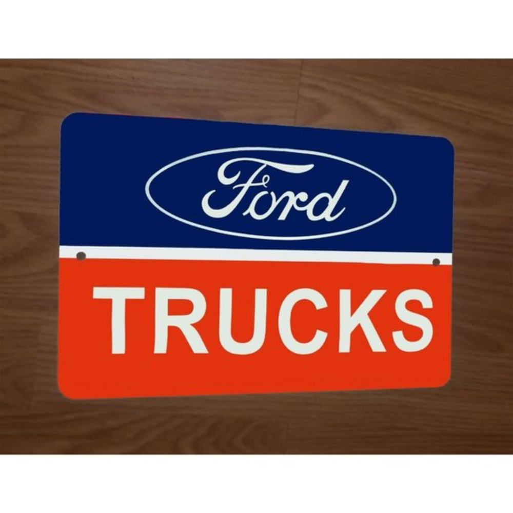 Ford Trucks 8x12 Metal Wall Sign